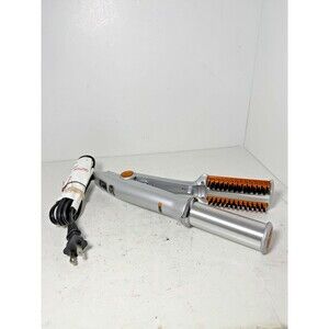 Instyler Rotating Hot Iron Hair Straightener 1.25" SILVER IS2.1-1001 WORKS